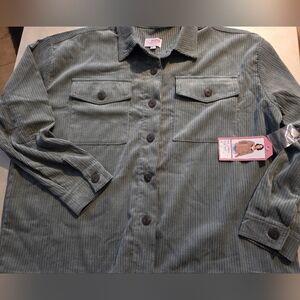 Ci Sono Olive Corduroy Shirt